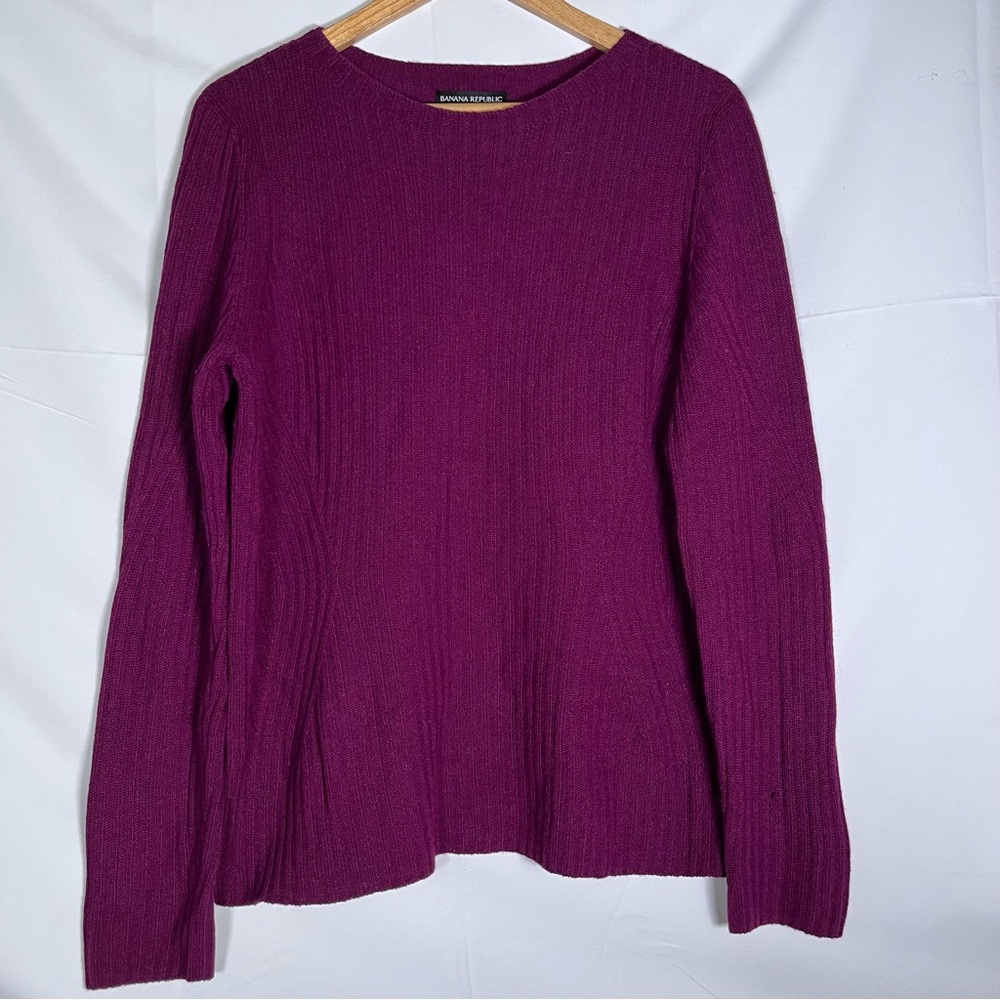 Banana Republic Filpucci‎ Italian Yarn Sweater Wool Blend Womens L Preppy